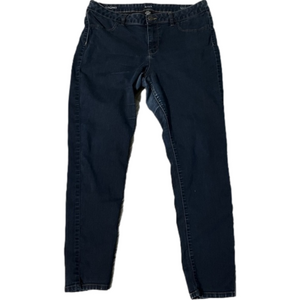 A.N.A Denim Dark Blue Cotton Polyester Spandex Jeggings Women’s Size 32/14